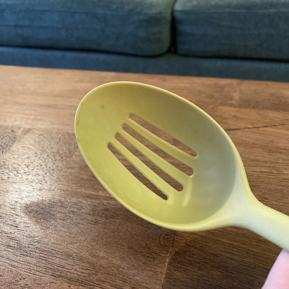 KitchenAid Slotted‎ Spoon Plastic Nylon 14 in Chartreuse Yellow-green